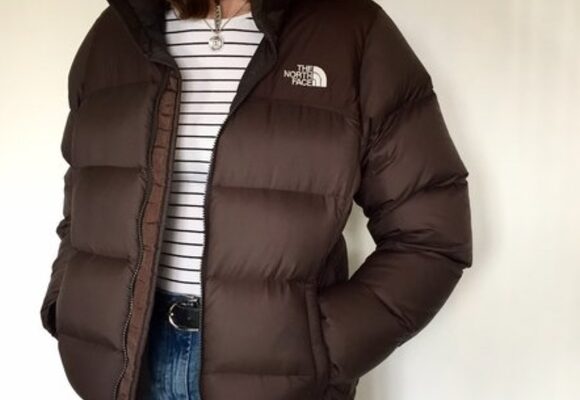 The Brown North Face Puffer Jacket